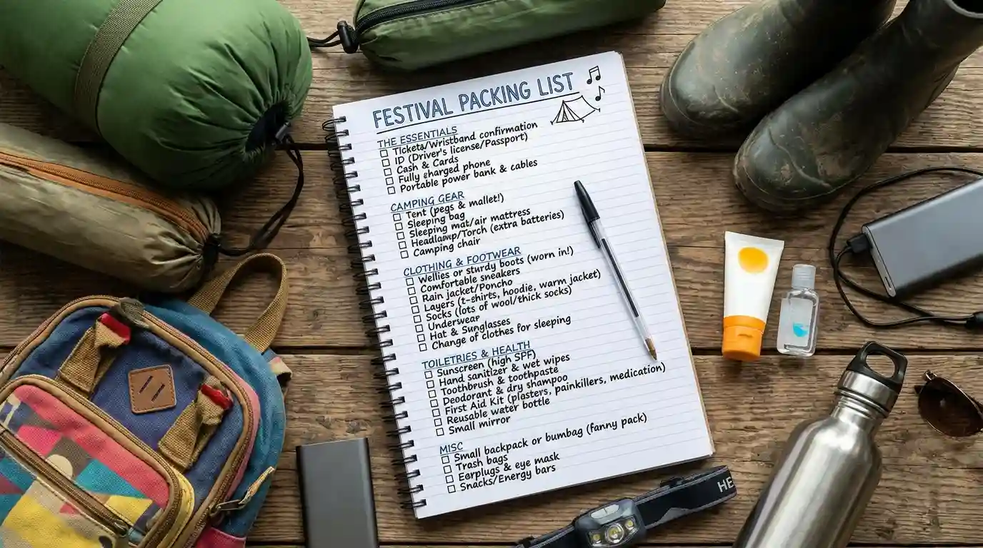 Festival Packing List