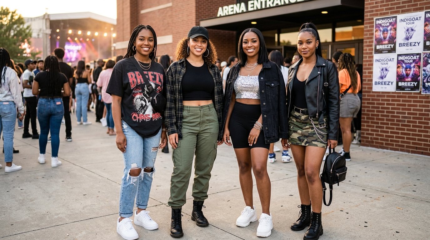 Chris Brown Concert Outfit Ideas