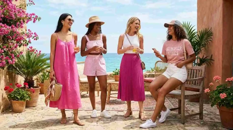 Pink Outfit Ideas for Summer