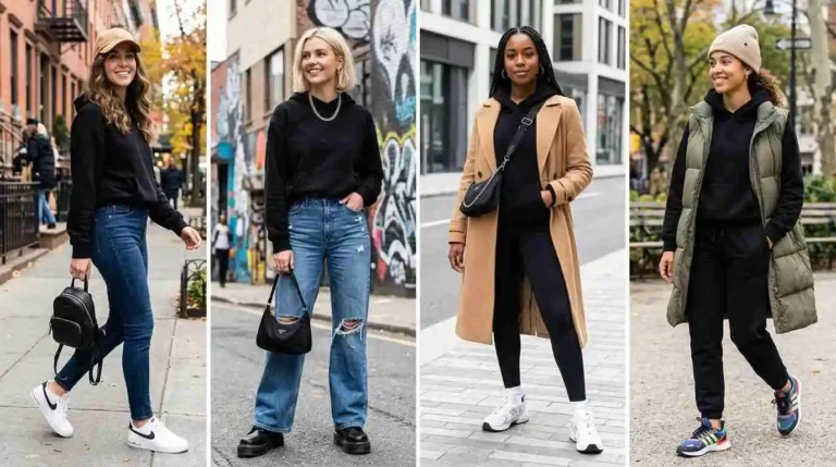 Black Hoodie Outfit Ideas