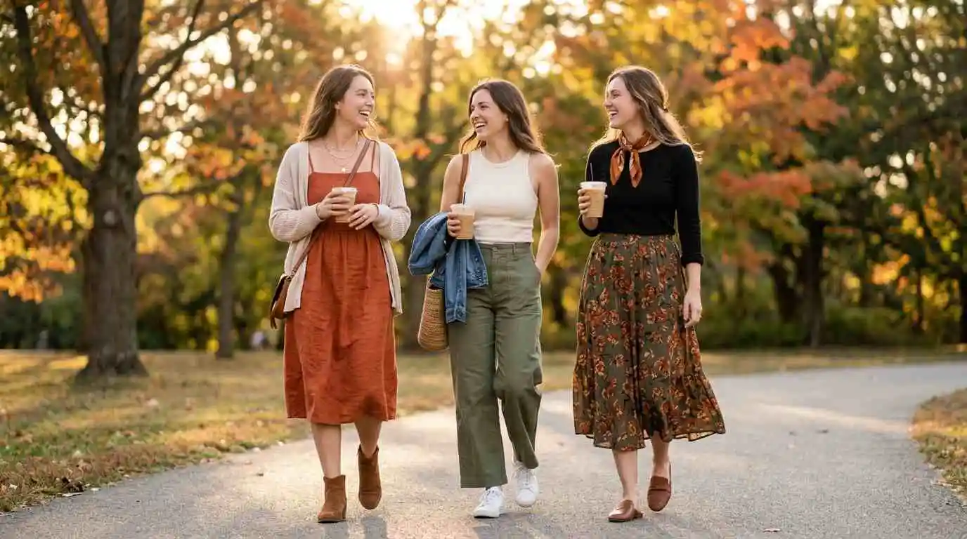 Fall Outfits for Warm Weather