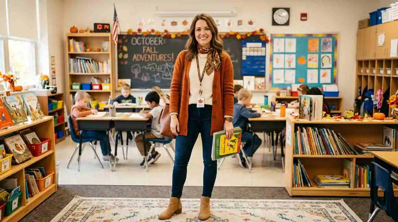 Fall Teacher Outfits for Women