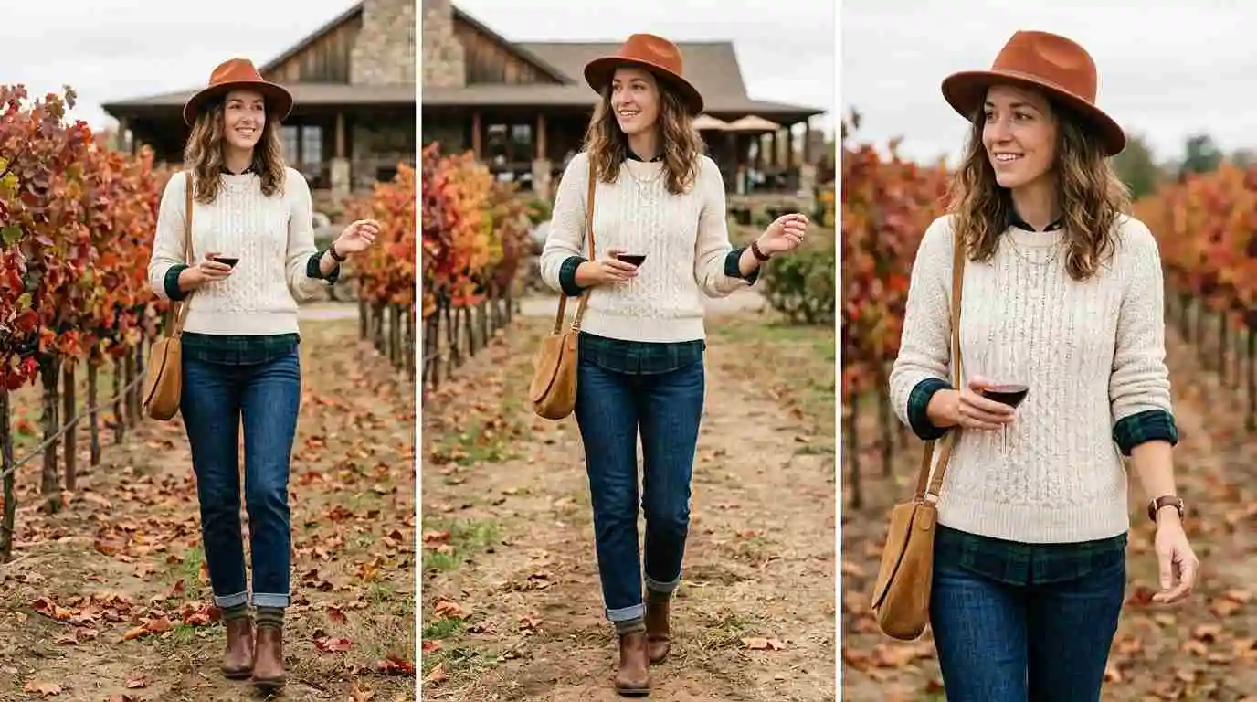 Fall Winery Outfits for Women