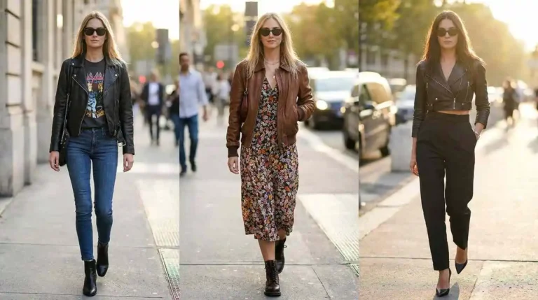 Leather Jacket Outfit Ideas